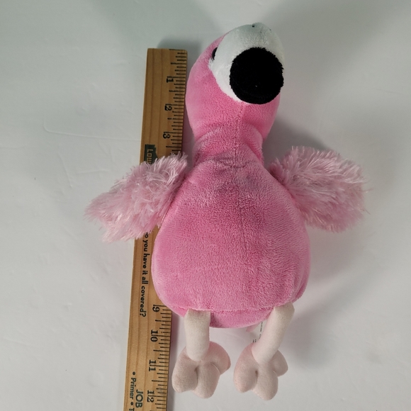 Pink Flamingo Plush The Petting Zoo 12" inch 2017 shelf sitting Stuffed Animal - Picture 12 of 12